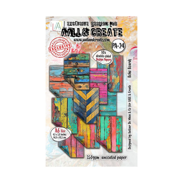 Aall & Create A6 Design Paper 10 Pack