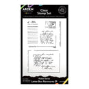 Arden Creative Studio Letter Box Remnants 01 Clear Stamp Set