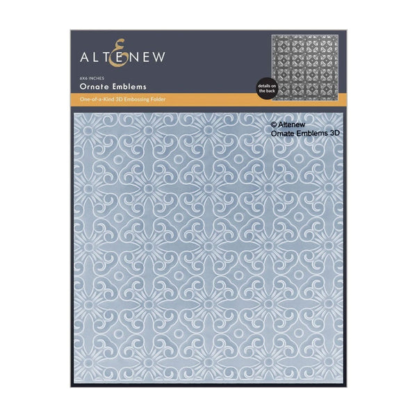 Altenew Ornate Emblems One-of-a-Kind 3D Embossing Folder