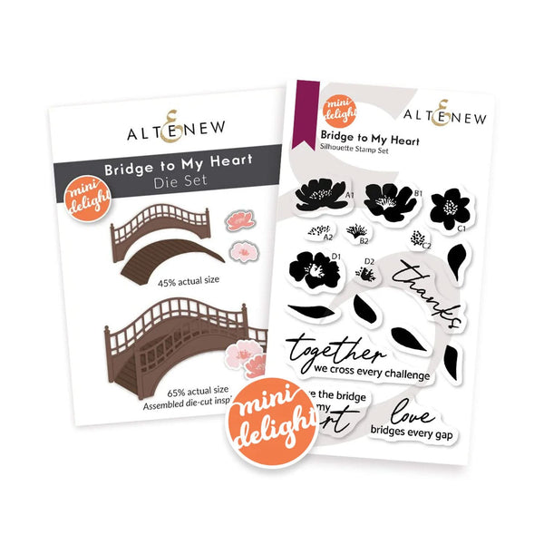 Altenew Mini Delight: Bridge to My Heart Stamp & Die Set