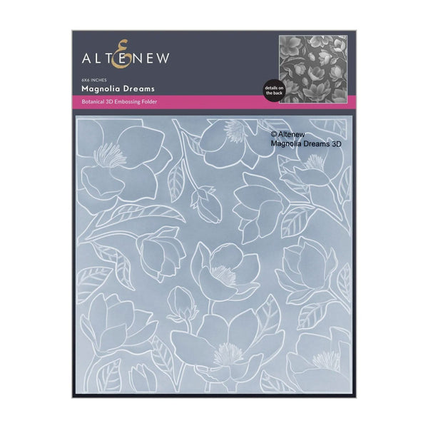 Altenew Magnolia Dreams Botanical 3D Embossing Folder
