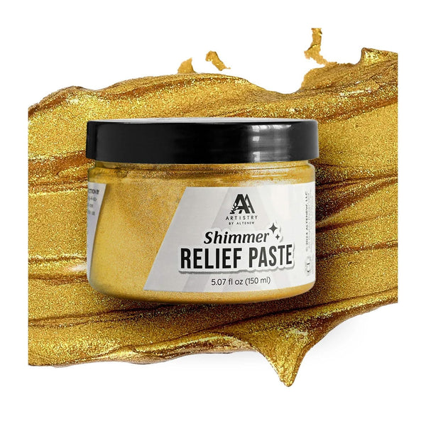Altenew Shimmer Relief Paste - Mayan Gold