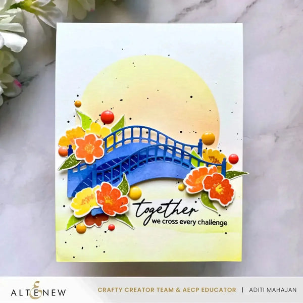 Altenew Mini Delight: Bridge to My Heart Stamp & Die Set