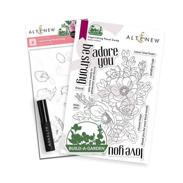 Altenew Build-A-Garden: Captivating Floral Swag