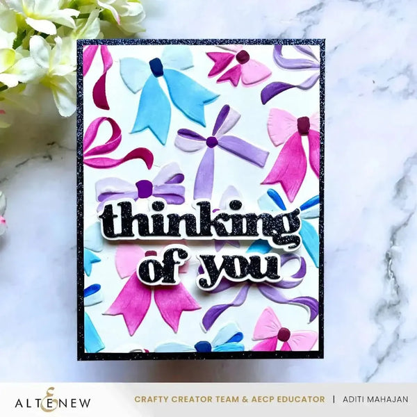 Altenew Elegant Bows Builder Stencil Set