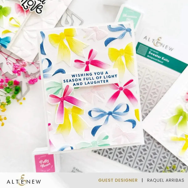 Altenew Elegant Bows Builder Stencil Set