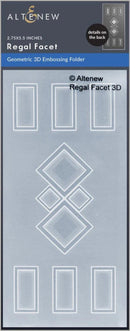 Altenew Regal Facet Geometric 3D Embossing Folder