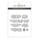 Altenew Sleigh Ride Greetings Die Set
