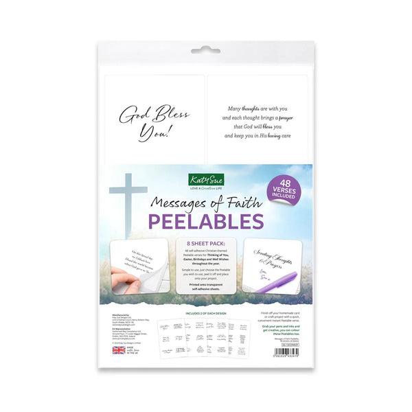 Katy Sue Messages of Faith Peelables