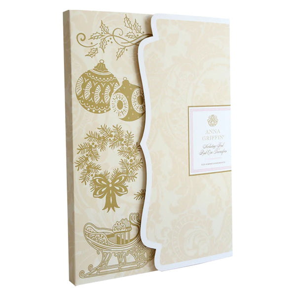 Anna Griffin Rub On Transfers - Holiday Foil