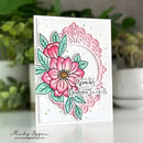 Gina K Designs Stamp & Die Set - Anniversary Flowers