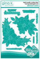 Gina K Designs Stamp & Die Set - Anniversary Flowers