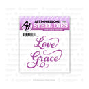 Art Impressions Steel Dies Set - Love & Grace