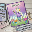 Art Impressions Clear Stamps & Dies Set - Gardener Gail