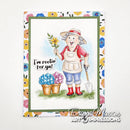 Art Impressions Clear Stamps & Dies Set - Gardener Gail