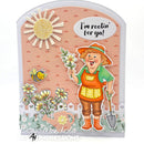 Art Impressions Clear Stamps & Dies Set - Gardener Gail