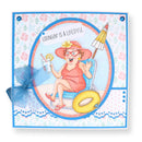 Art Impressions Clear Stamps & Dies Set - Loungin’ Linda