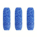 Poppy Crafts Velour Yarn 100g 3 Pack - Blue
