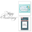 Spellbinders BetterPress Copperplate Press Plate By Paul Antonio - Happy Anniversary