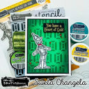 Brutus Monroe Mixed Media 6"x 6" Stencil - Emeralds*