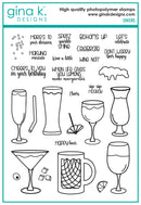 Gina K Designs Stamp & Die Set - Cheers