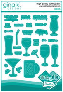 Gina K Designs Stamp & Die Set - Cheers