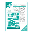 Gina K Designs Stamp & Die Set - Jet Setter