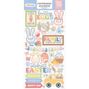 Echo Park Chipboard 6"X13" Accents, Bunnies And Baskets