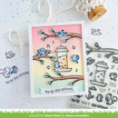 Lawn Fawn Clear Stamp Set - Backyard Bird Feeder