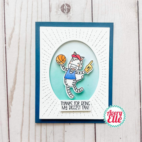 Avery Elle Clear Stamp Set - Biggest Fan*