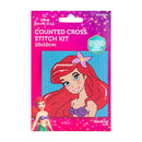 Disney Counted Cross Stitch Mini Kit 10x10cm - Ariel