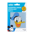 Disney Counted Cross Stitch Mini Kit 10x10cm - Donald
