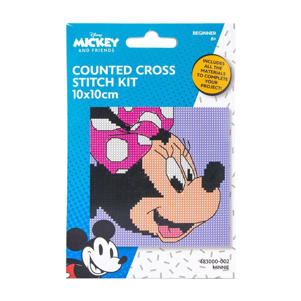 Disney Counted Cross Stitch Mini Kit 10x10cm Minnie — free download