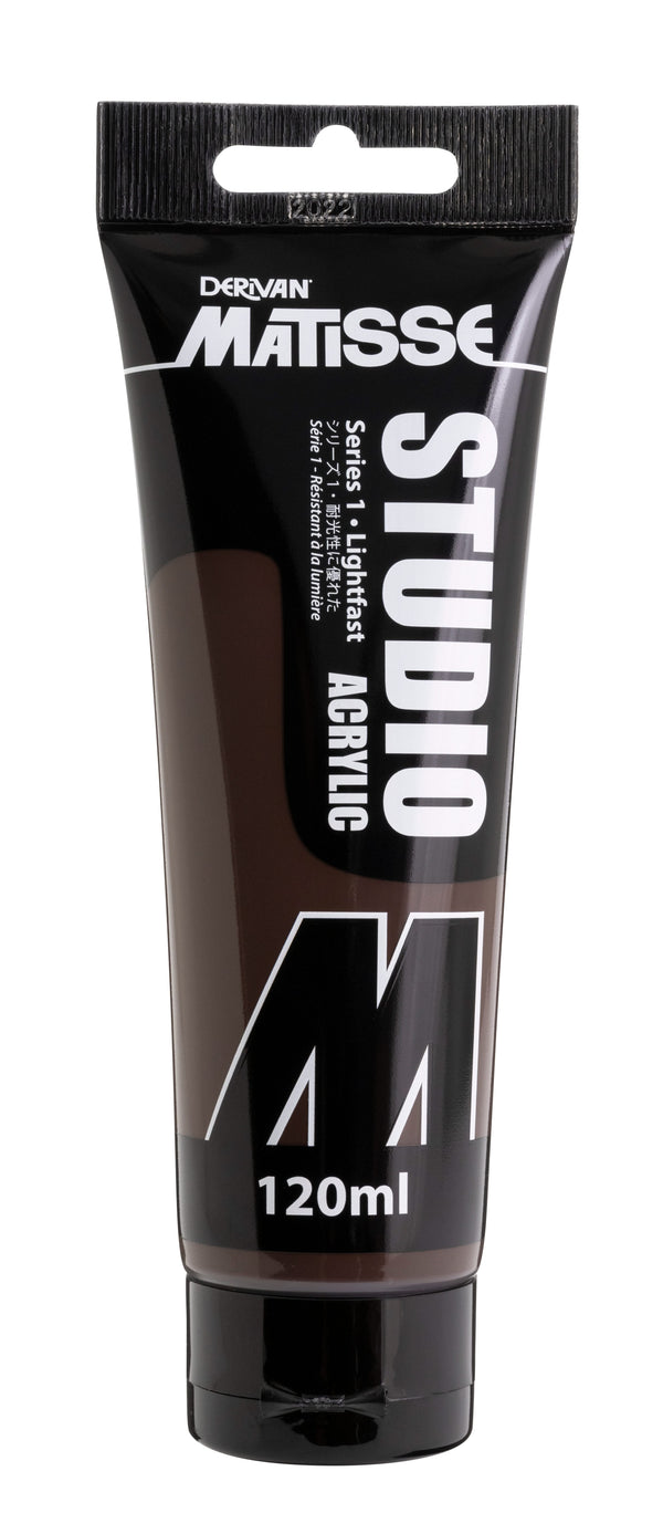 Matisse Studio Acrylic Paint 120ml - Burnt Umber
