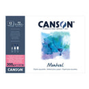 Canson Montval Watercolour Pad - Hot Pressed 300gsm A4 - 12 Sheets