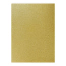 Poppy Crafts A4 Premium Glitter Cardstock 10 Pack - Soft Gold