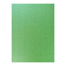Poppy Crafts A4 Premium Glitter Cardstock 10 Pack - Pear Green