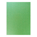Poppy Crafts A4 Premium Glitter Cardstock 10 Pack - Pear Green