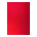 Poppy Crafts A4 Premium Glitter Cardstock 10 Pack - Crimson