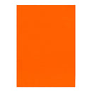 Poppy Crafts A4 Premium Fluorescent Cardstock 10 Pack - Deep Orange