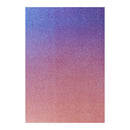 Poppy Crafts A4 Premium Ombre Glitter Cardstock 10 Pack - Tequila Sunrise