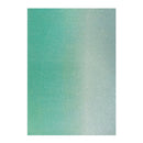 Poppy Crafts A4 Premium Ombre Glitter Cardstock 10 Pack - Green on Green