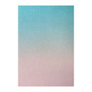 Poppy Crafts A4 Premium Ombre Glitter Cardstock 10 Pack - Soft Taffy