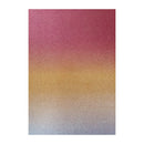 Poppy Crafts A4 Premium Ombre Glitter Cardstock 10 Pack - Sunrise