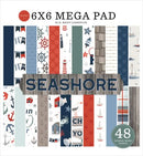 Carta Bella Double-Sided Cardmakers Mega Paper Pad 6"X6" Seashore