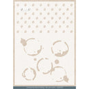 Find It Trading Card Deco Essentials Stencil Coffee To Go A5, Coffee Moments