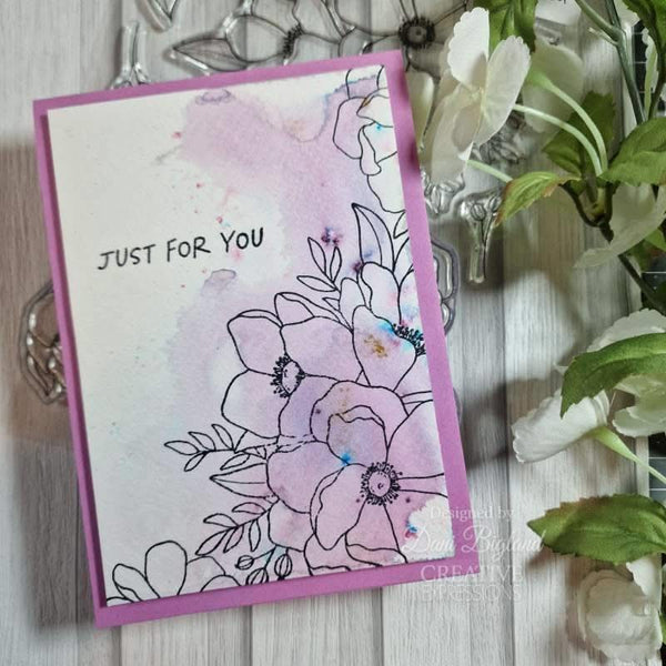 Creative Expressions Jane's Doodles Clear Stamp Set 6"x 8" - Just For You*