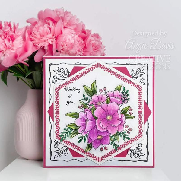Creative Expressions Jane's Doodles Clear Stamp Set 6"x 8" - Just For You*