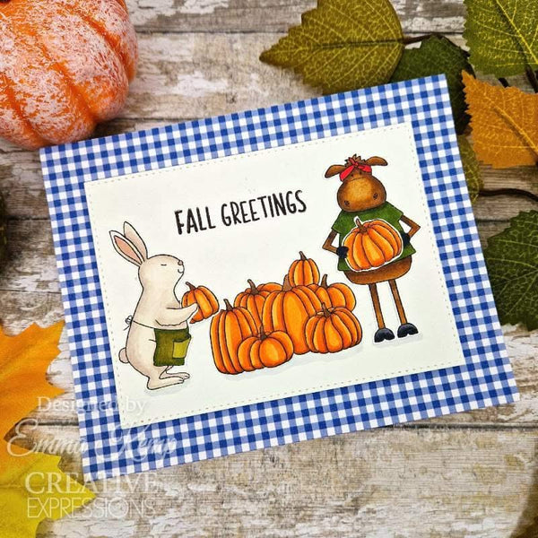 Creative Expressions Jane's Doodles Clear Stamp Set 6"x 8" - Apple Pumpkin Spice*