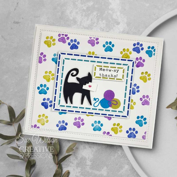 Creative Expressions Clear Stamp Set 4"x 6" By Sue Wilson - Pet Pals